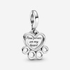 image:imagePANDORA Hearts amp Paw Print Dangle Charm  Compatible with PANDORA Moments  Jewelry for Women  Gift for Her  Made with Sterling Silver  With Gift Box