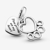 image:imagePANDORA Hearts amp Paw Print Dangle Charm  Compatible with PANDORA Moments  Jewelry for Women  Gift for Her  Made with Sterling Silver  With Gift Box