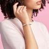 image:imagePANDORA Jewelry Bangle with Heart Clasp  Compatible Moments Charms  Gift for Her  Sterling Silver Bracelet  With Gift Box75 Inches