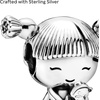 image:imagePANDORA Little Girl with Pigtails Charm  Compatible with PANDORA Moments  Gift for Her  Made with Sterling Silver amp Enamel  with Gift Box