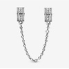 image:imagePANDORA Logo Safety Chain Clip Charm  Compatible Moments Bracelets  Jewelry for Women  Gift for Women in Your Life  Made with Sterling Silver amp Cubic Zirconia With Gift Box