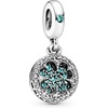 image:imagePANDORA Lucky Four Leaf Clover Dangle Charm  Gift for Her  Compatible Moments  With Gift Box  Sterling Silver with Cubic Zirconia amp ManMade Crystals