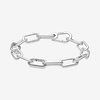 image:imagePANDORA ME Link Chain Bracelet  Features 3 Connectors  Sterling Silver Bracelet for Women  Gift for Her  Sterling Silver  With Gift Box59 Inches