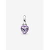 image:imagePANDORA Me Purple Chakra Heart Mini Dangle Charm  Sterling Silver Charm with ManMade Crystal amp Enamel  Gift for Women  Includes Gift Box