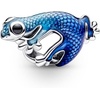 image:imagePANDORA Metallic Blue Gecko Charm  Gift for Her  Compatible with PANDORA Moments  With Gift Box  Sterling Silver with Enamel amp ManMade Crystals