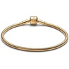 image:imagePANDORA Moments Barrel Clasp Snake Chain Bracelet With Gift BoxGold