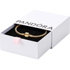 image:imagePANDORA Moments Barrel Clasp Snake Chain Bracelet With Gift BoxGold