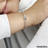 image:imagePANDORA Moments Butterfly Clasp Snake Chain Bracelet  Compatible Moments Charms  Gift for Her  Sterling Silver with Cubic Zirconia  With Gift Box90 Inches