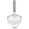 image:imagePANDORA Moments Engravable Heart Tag Dangle Charm  Sterling Silver with Cubic Zirconia  Jewelry for Women  Includes Gift Box