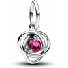 image:imagePANDORA Moments Eternity Circle Dangle Charm  Sterling Silver Charm with ManMade Crystal amp Cubic Zirconia  Jewelry for Women  Includes Gift BoxPink