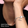 image:imagePANDORA Moments Heart TBar Closure Snake Chain Bracelet  Compatible Moments Charms  Gift for Her Shine  With Gift Box63 Inches