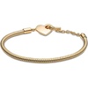 image:imagePANDORA Moments Heart TBar Closure Snake Chain Bracelet  Compatible Moments Charms  Gift for Her Shine  With Gift Box71 Inches