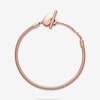 image:imagePANDORA Moments Heart TBar Closure Snake Chain Bracelet  Compatible Moments Charms  Gift for Her Shine  With Gift Box75 Inches