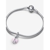 image:imagePANDORA Moments Mom Opalescent Heart Dangle Charm  Sterling Silver Charm with LabCreated Opal amp Cubic Zirconia  Jewelry for Women  Includes Gift Box