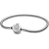 image:imagePANDORA Moments Sparkling Crown O Pav Clasp Snake Chain Bracelet  Gift for Her  With Gift Box63 Inches