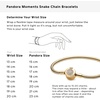 image:imagePANDORA Moments Sparkling Crown O Pav Clasp Snake Chain Bracelet  Gift for Her  With Gift Box67 Inches