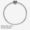 image:imagePANDORA Moments Sparkling Crown O Pav Clasp Snake Chain Bracelet  Gift for Her  With Gift Box75 Inches