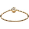 image:imagePANDORA Moments Sparkling Crown O Pav Clasp Snake Chain Bracelet  Gift for Her  With Gift Box79 Inches