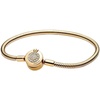 image:imagePANDORA Moments Sparkling Crown O Pav Clasp Snake Chain Bracelet  Gift for Her  With Gift Box91 Inches