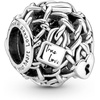 image:imagePANDORA Openwork Chain Link Padlock Charm  Gift for Her  Compatible Moments  Sterling Silver  With Gift Box