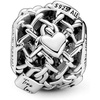 image:imagePANDORA Openwork Chain Link Padlock Charm  Gift for Her  Compatible Moments  Sterling Silver  With Gift Box