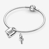 image:imagePANDORA Padlock and Key Dangle Charm  Compatible Moments  Stunning Womens Jewelry  Gift for Her  Made with Sterling Silver amp Cubic Zirconia  With Gift Box