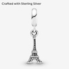 image:imagePANDORA Paris Eiffel Tower Dangle Charm  Compatible with PANDORA Moments  Sterling Silver  Gift for Her  Jewelry for Women with Gift Box