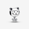 image:imagePANDORA Pet Cat amp Bow Charm  Compatible Moments Bracelets  Jewelry for Women  Gift for Women in Your Life  Made with Sterling Silver amp Cubic Zirconia With Gift Box