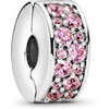 image:imagePANDORA Pink Pav Clip Charm  Compatible with PANDORA Moments  Sterling Silver with Cubic Zirconia  Gift for Her  Jewelry for Women with Gift Box