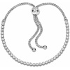 image:imagePANDORA Sparkling Slider Tennis Bracelet  Adjustable Slider Bracelet  Jewelry for Women with Gift Box  Sterling Silver amp Cubic Zirconia250 Centimeters