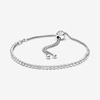 image:imagePANDORA Sparkling Slider Tennis Bracelet  Adjustable Slider Bracelet  Jewelry for Women with Gift Box  Sterling Silver amp Cubic Zirconia91 Centimeters