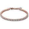 image:imagePANDORA Sparkling Tennis Bracelet  Rose Gold Bracelet for Women  Gift for Her Rose with Cubic Zirconia  With Gift Box180 Centimeters