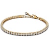 image:imagePANDORA Timeless Sparkling Tennis Bracelet  14k GoldPlated Unique Metal Blend Bracelet with Cubic Zirconia  Gift for Women  Includes Gift Box200 Centimeters