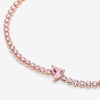 image:imagePANDORA Triple Stone Heart Collier Necklace  Gift for Her  Jewelry for Women  With Gift Box71 Inches