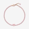 image:imagePANDORA Triple Stone Heart Collier Necklace  Gift for Her  Jewelry for Women  With Gift Box71 Inches