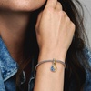 image:imagePANDORA TwoTone Splittable Sun amp Moon Dangle Charm  Compatible with PANDORA Moments amp ME  Gift for Her  Sterling Silver amp 14k Gold with Blue Crystals  With Gift Box