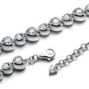 image:imagePANDORAHalo Hearts BraceletSterling silverWith Gift BoxSilver