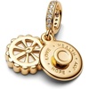 image:imagePANDORAHappy Birthday Cake Dangle CharmGold platedWith Gift Box