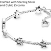 image:imagePandora Celestial Stars Bracelet  Gift for Her  Sterling Silver amp Cubic Zirconia Bracelet for Women  With Gift Box63 Inches