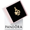 image:imagePANDORA Heart FourLeaf Clover Medallion Charm  Bracelet Charm ME Bracelets  14k Gold with Clear Cubic Zirconia  Gift for Her  Jewelry for Women with Gift Box
