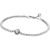 image:imagePANDORA Sparkling Halo Tennis Bracelet  Silver Bracelet for Women  Gift for Her  Sterling Silver amp Cubic Zirconia  With Gift Box71 Inches