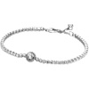 image:imagePANDORA Sparkling Halo Tennis Bracelet  Silver Bracelet for Women  Gift for Her  Sterling Silver amp Cubic Zirconia  With Gift Box79 Inches