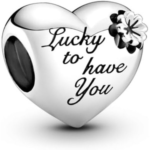 image:imagePANDORA Lucky to have You Mom Charm  Compatible Moments Bracelets  Jewelry for Women  Gift for Women  Made with Sterling Silver