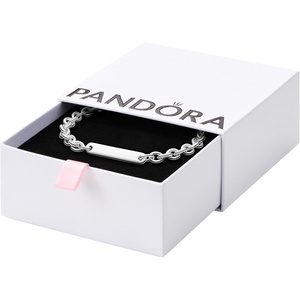 image:imagePANDORA Moment Engravable Bar Link Bracelet  Includes Gift BoxSilver
