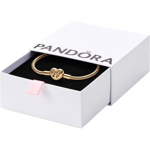image:imagePANDORA Moments Family Tree Heart Clasp Snake Chain Bracelet  With Gift BoxGold