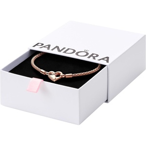 image:imagePANDORA Moments Studded Chain Bracelet  Compatible Moments Charms  Charm Bracelet for Women  Gift for Her  With Gift Box  7179 Inches