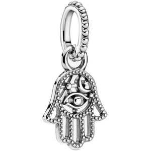 image:imagePANDORA Protective Hamsa Hand Dangle Charm  Compatible Moments  Gift for Her  Made with Sterling Silver  with Gift Box