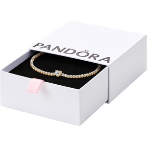 image:imagePANDORA Sparkling Heart Tennis Bracelet  With Gift BoxGold