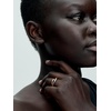 image:imagePANDORA Essence Twotone Entwined Bands Ring  Sterling silver and 14k GoldPlated Ring  Includes Gift Box6