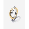 image:imagePANDORA Essence Twotone Entwined Bands Ring  Sterling silver and 14k GoldPlated Ring  Includes Gift Box7